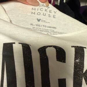 Disney Mickey Mouse white Sleeve Tee